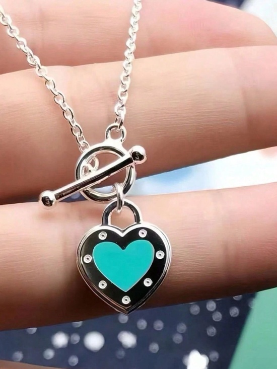 Jewelry - Classic Heart Pendant 925 sterling silver Chain Necklace